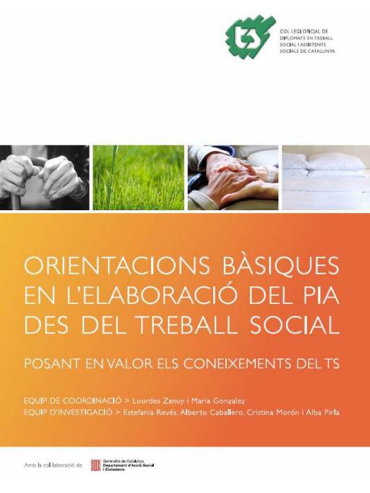 Orientacions Bàsiques en l´Elaboració del PIA des del Treball Social Orientacions Bàsiques en l´Elaboració del PIA des del Treball Social