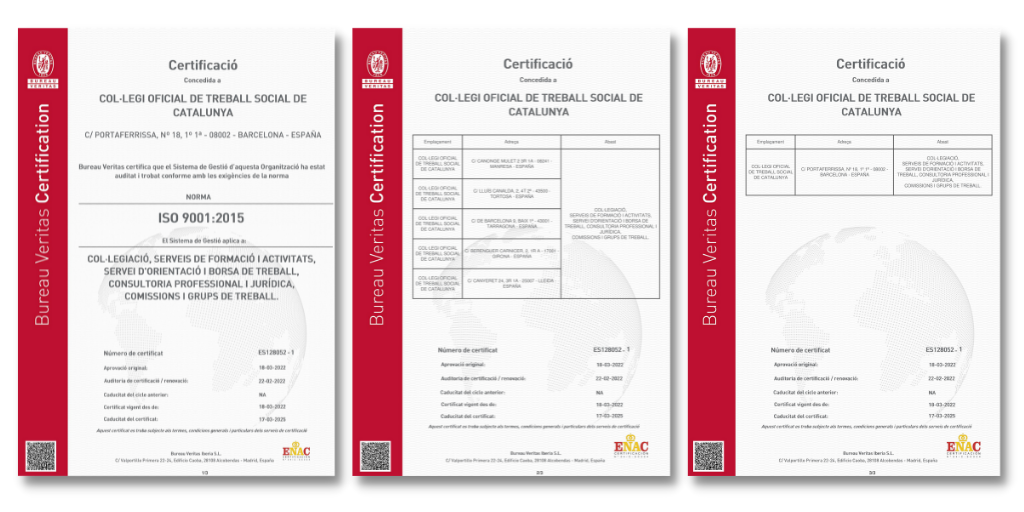 Certificat ISO