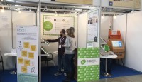 Estand dins de la Mostra d'Entitats del VI Congrés de la Taula del Tercer Sector Social Estand dins de la Mostra d'Entitats del VI Congrés de la Taula del Tercer Sector Social