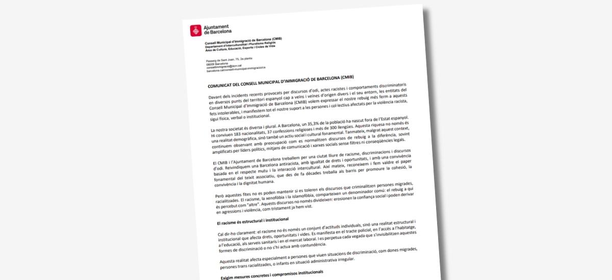 Comunicat CMIB