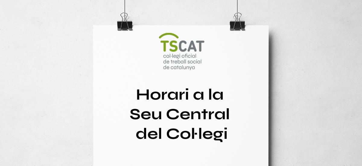 Horari setmana 22 de setembre