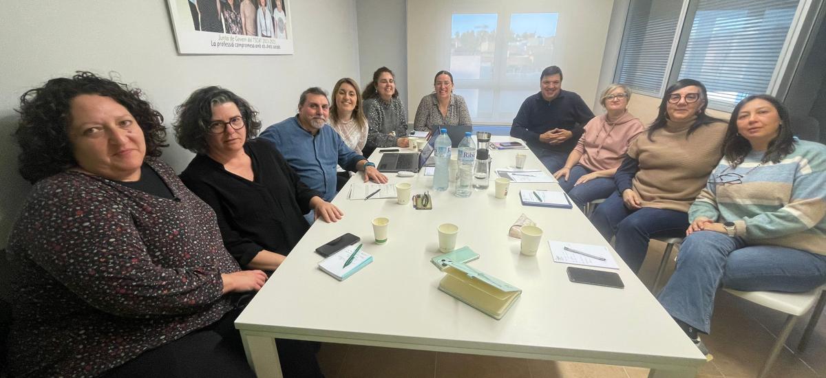Reunió amb el director de Serveis Socials i Inclusió de les Terres de l'Ebre