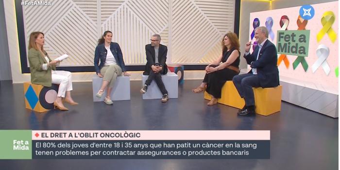  Elisabeth Barbero, en el debat d'experts sobre el dret a l'oblit oncològic