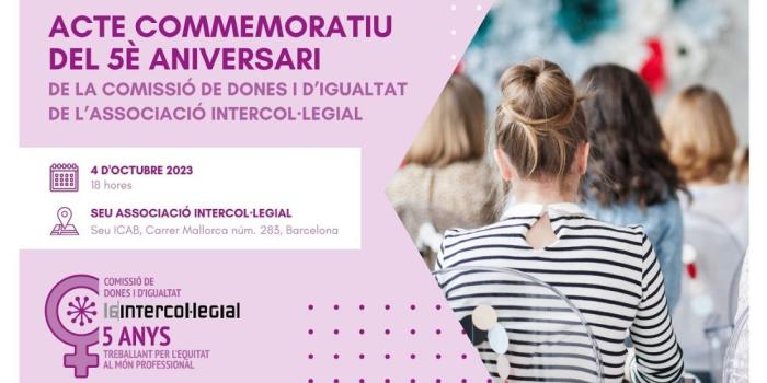 5 anys Comissió de Dones Intercol·legial