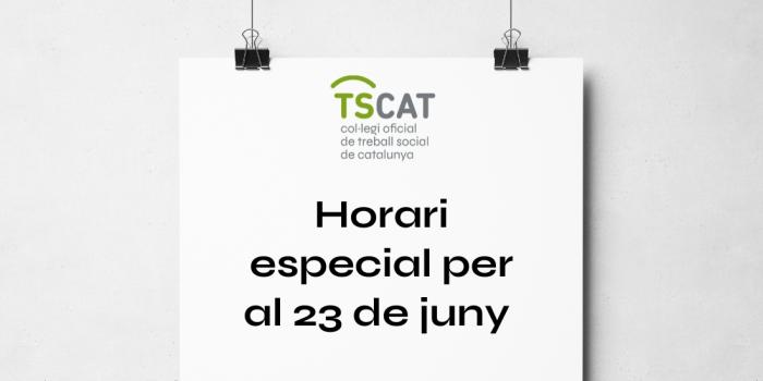 Horaris del 23 de juny