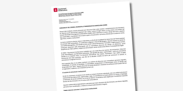 Comunicat CMIB