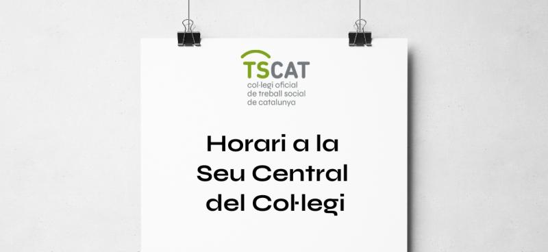 Horari setmana 22 de setembre