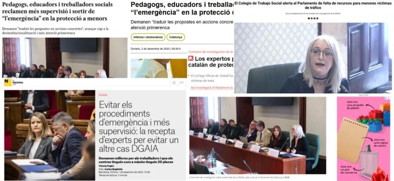 Aparicions Eva Giralt als mitjans de comunicació