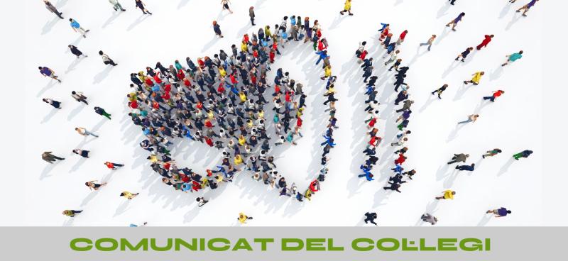 Comunicat del col·legi