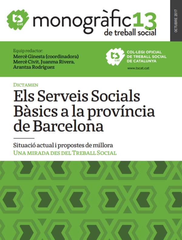 "Dictamen sobre els Serveis Socials Bàsics (SSB) a la província de Barcelona"